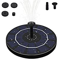 Birdbath Bomba de Fuente Solar- 2.5W Fuente Solar Jardín Solar Panel Fuente de Batería- Kit de Bomba Sumergible para…